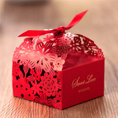 Laser Cut Paper Sweet Box