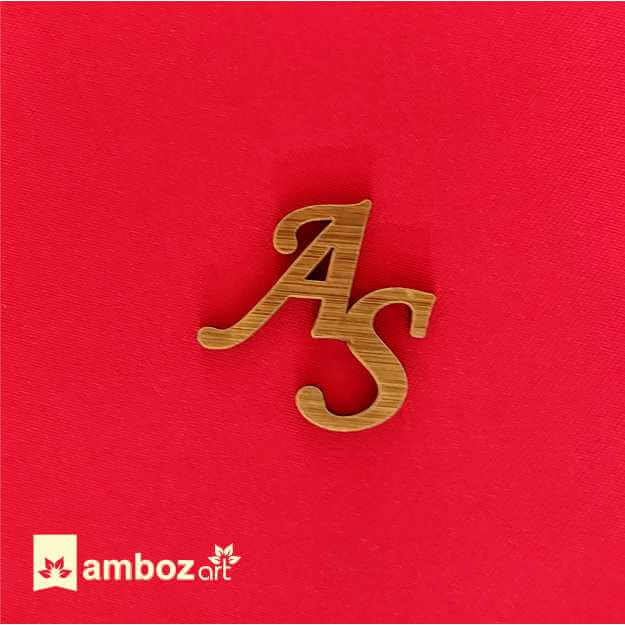 Initial Letter and Logo Sticker for Wedding Cards