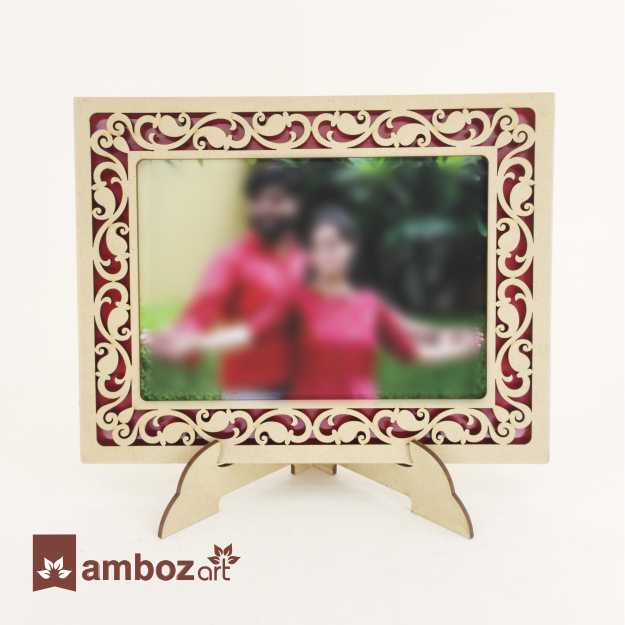 Lasercut Wooden Photo Frame