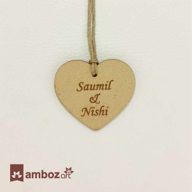 Wooden Engraved Tags