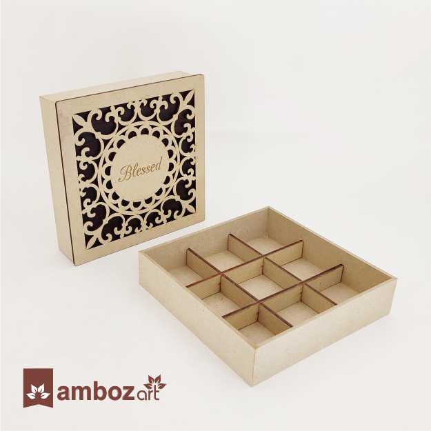 Customized Logo Printed Wooden Chocolate Box