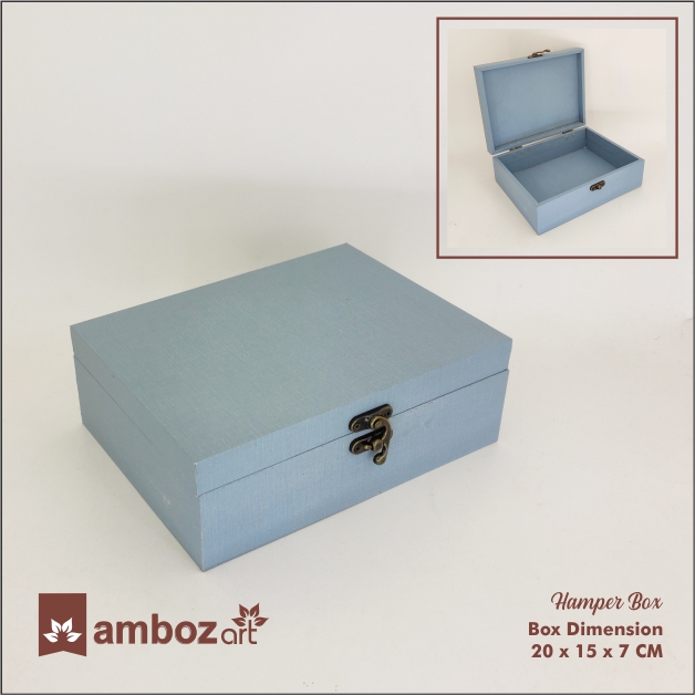Tools Box with Metal Lock and Hinges