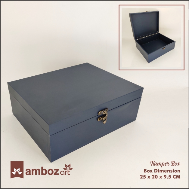 Trunk Box with Metal Lock and Hinges