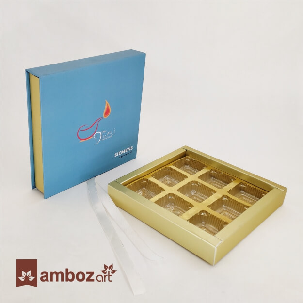 9 Cavity Chocolate Box With Diwali theme