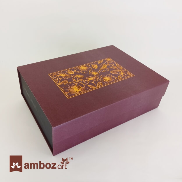 Maroon color Hard board Big Box