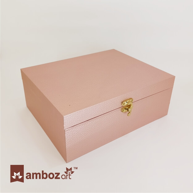 Rose Gold Trunk Box