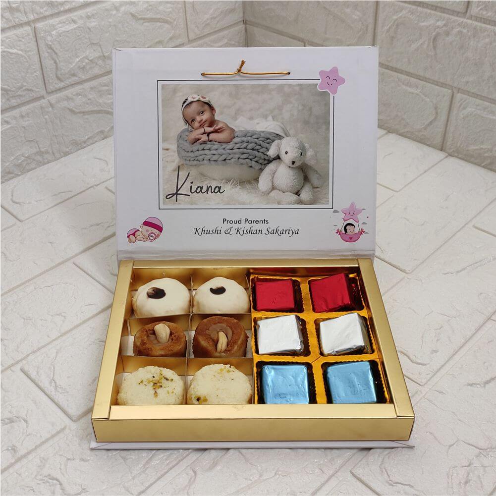 12 Cavity Customized Printed Sweet Box