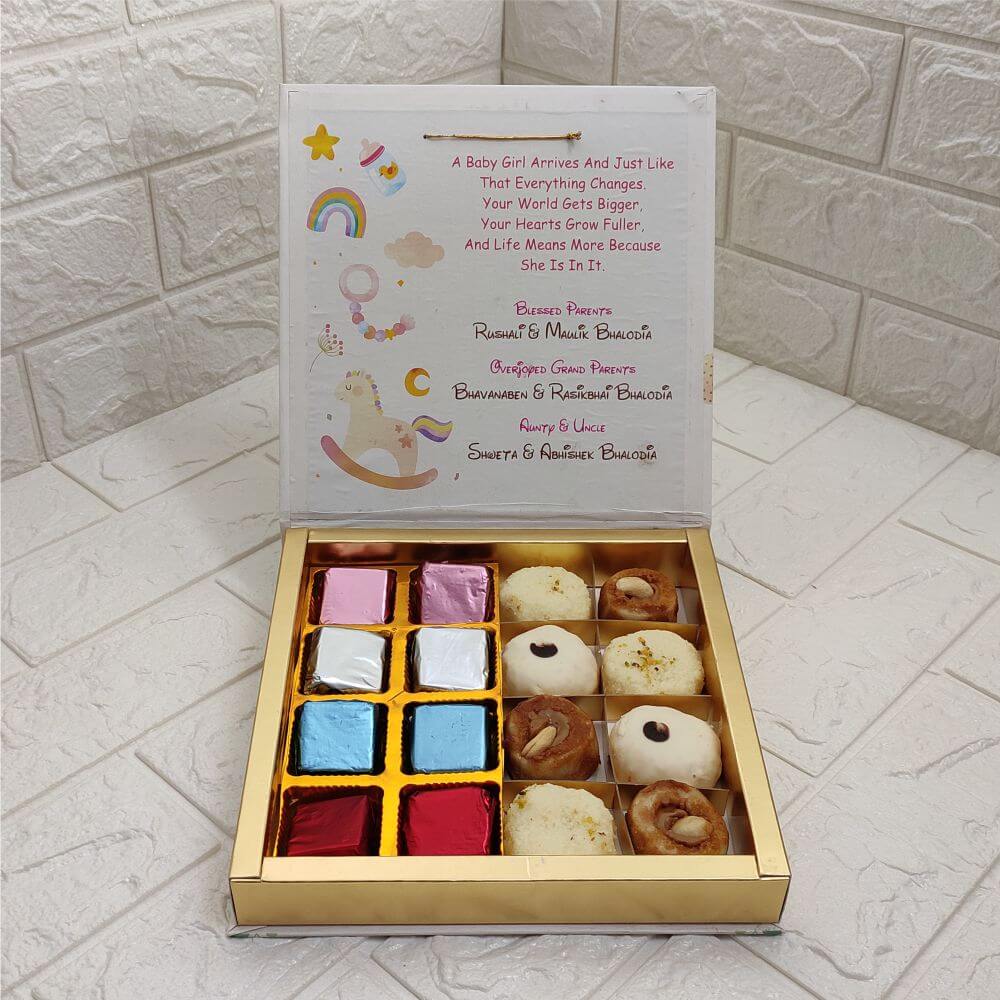 16 Cavity Customized Printed Sweet Box