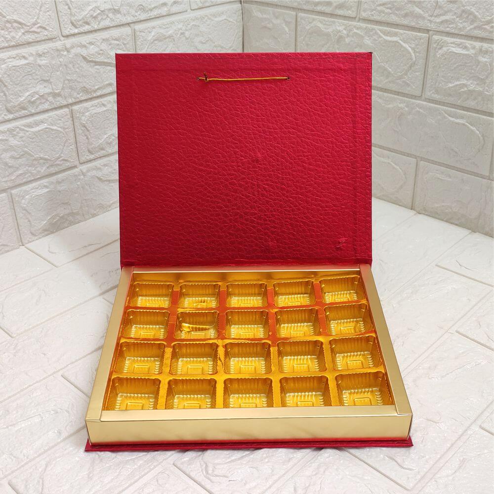 Plain 20 Cavity Chocolate Box