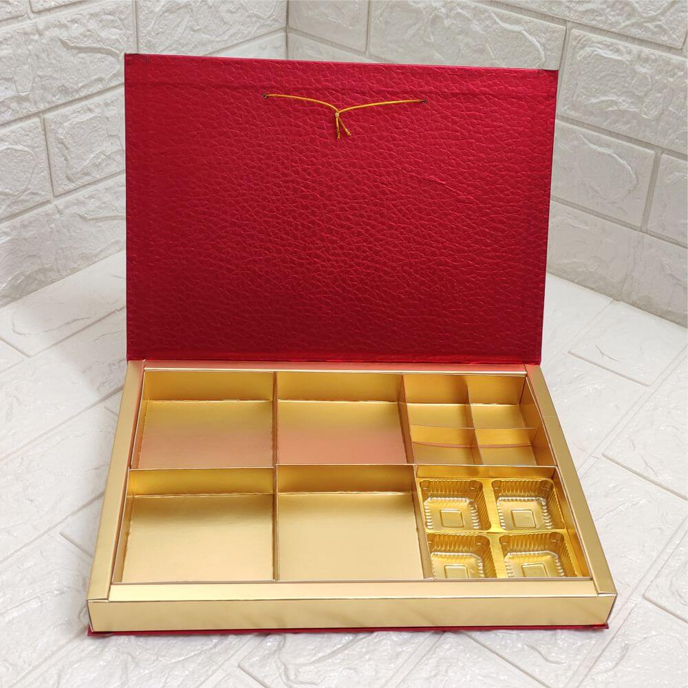 Plain 6 Compartment Dry Fruit Box