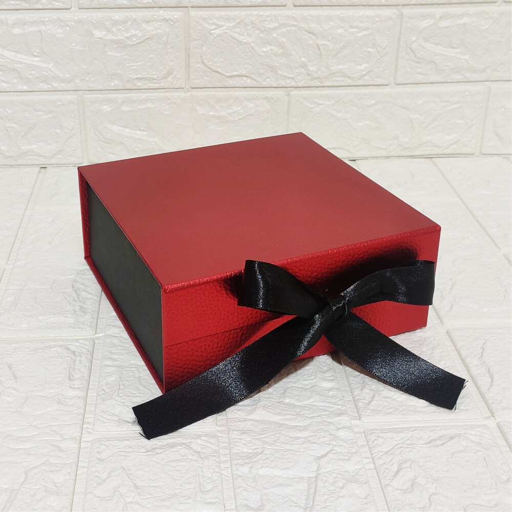 7*7*3 Inch Red Color Box