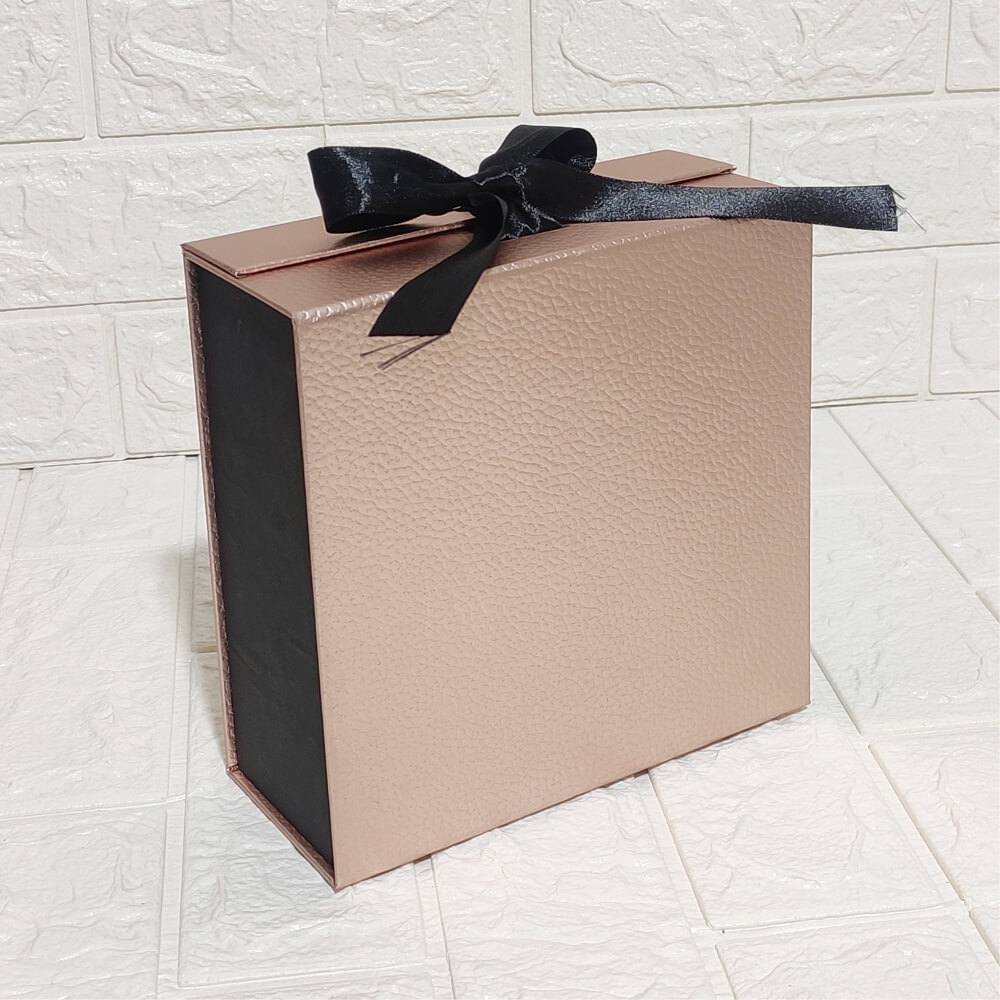 7*7*3 Inch Rose Gold Color Box