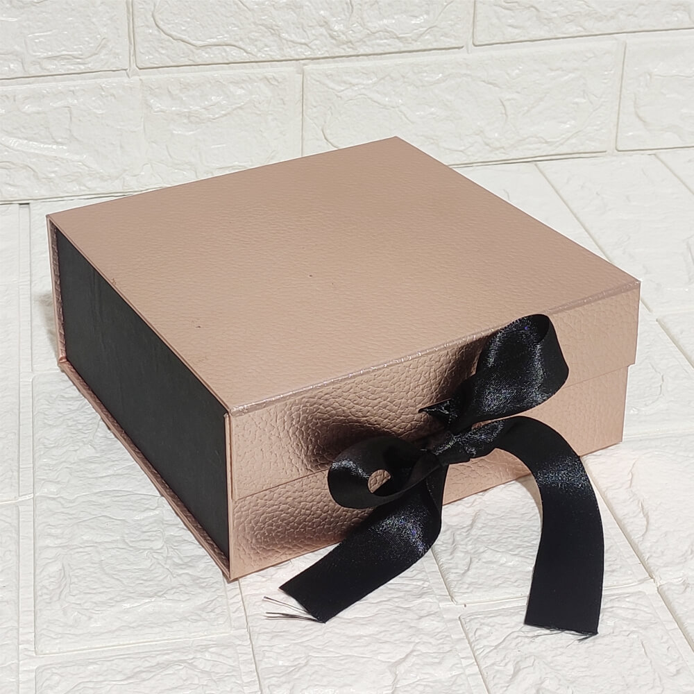 7*7*3 Inch Rose Gold Color Box