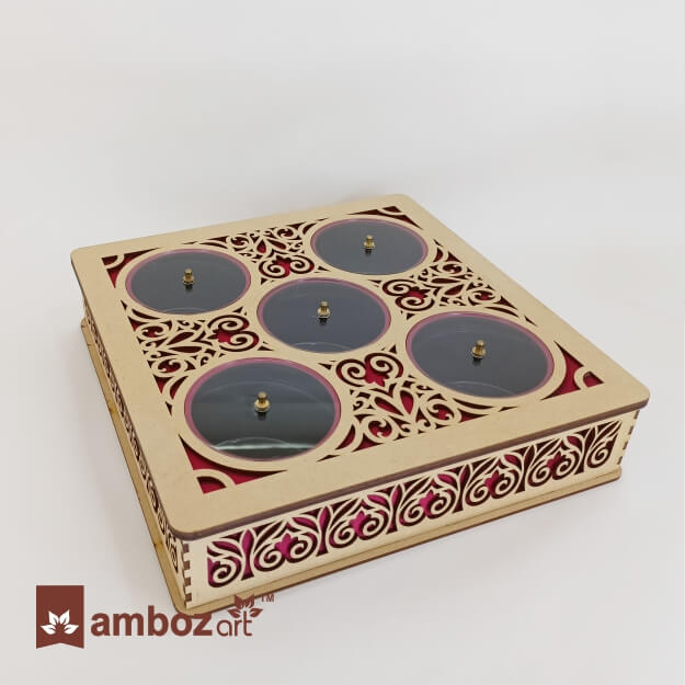 Wooden Dryfruit Box