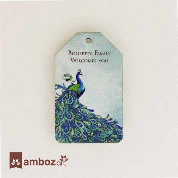 Wooden Printed Tag