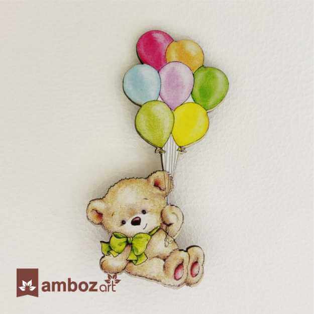 Wooden Printed Tag