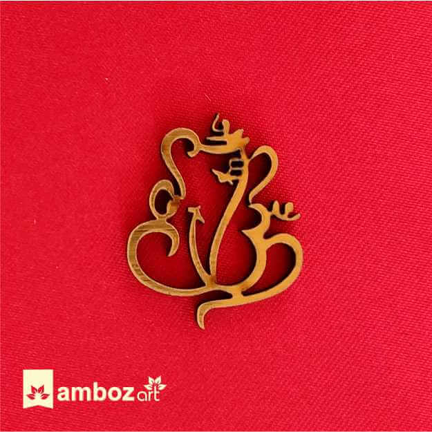 Ganesh Sticker for Invitation Card