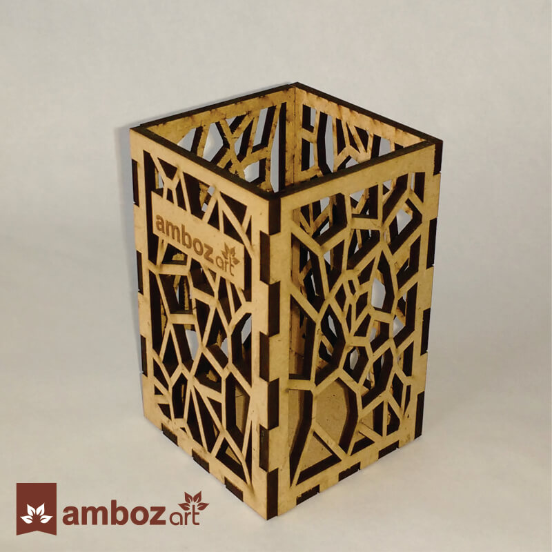 Wooden Pen Stand 